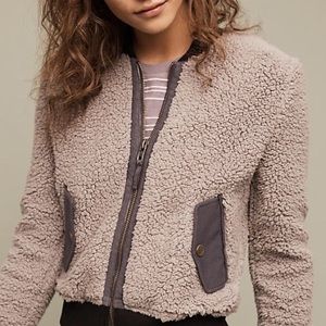 Anthropologie Marrakech Blocked Sherpa Bomber